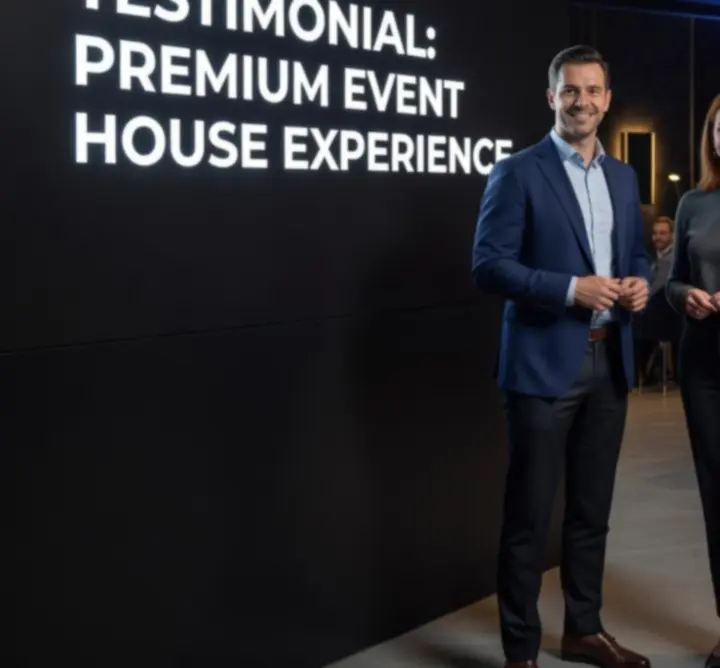 Zadowoleni klienci biznesowi Pulse Venue House podczas eventu firmowego